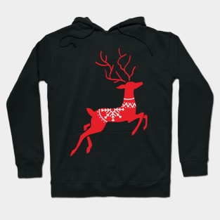 Scandinavian Reindeer Hoodie